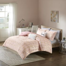 Metallic Printed Comforter Set