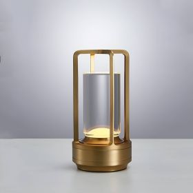 INDOOR & OUTDOOR Portable Brass Cordless Lantern, Dinning Table lamp, Desk Lamp, Ambient night light