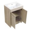 24 Inch Freestanding Bathroom Vanity(KD-Packing)