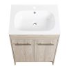 24 Inch Freestanding Bathroom Vanity(KD-Packing)