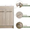 24 Inch Freestanding Bathroom Vanity(KD-Packing)