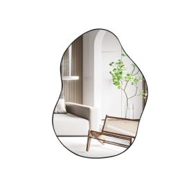 Household Decor Irregular Wall Mounted Mirror (Color: As pic show, Type: Style A)